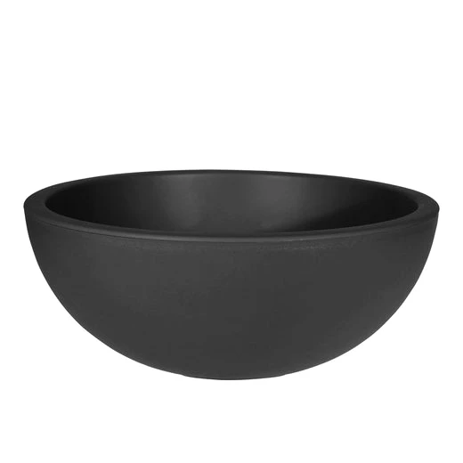 Spetebo Pflanzschale Kunsstoff Pflanzschale rund anthrazit - Ø 39 cm