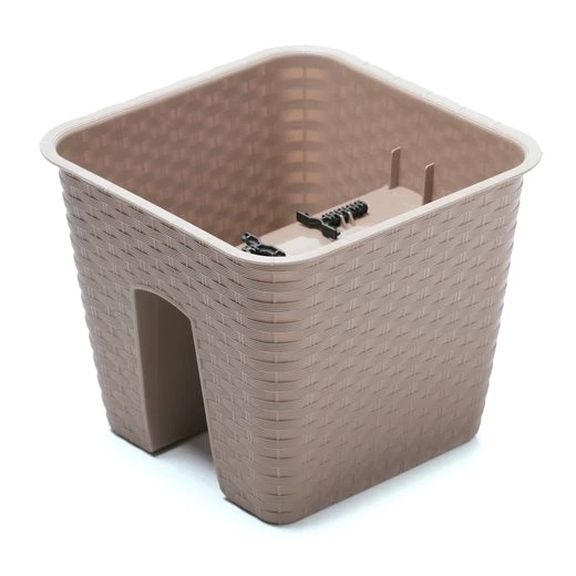 Annastore Balkonkasten Blumenkasten für Geländer und Brüstungen - Pflanzkasten für Geländer