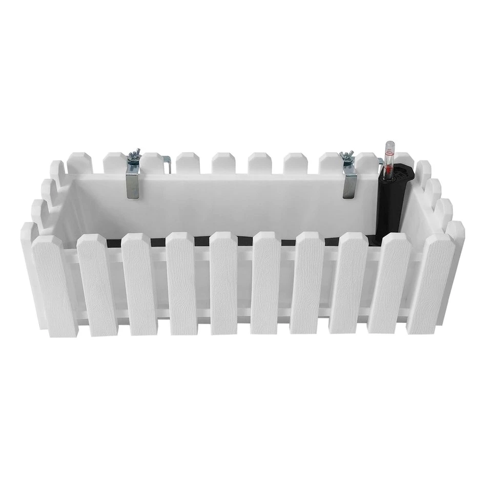 HTI-Living Blumenkasten Blumenkasten mit Wasserspeicher Nessa 50 cm Weiß