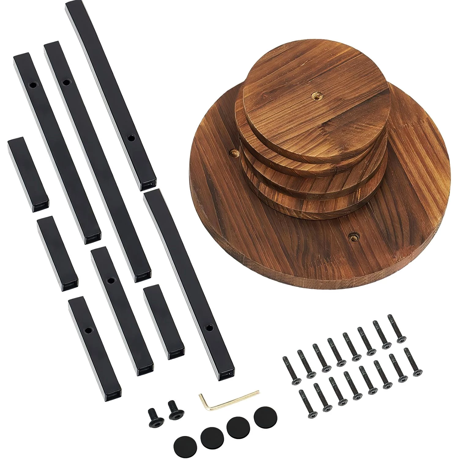 Refined Living Pflanzentreppe Pflanzenständer Hölzern Blumenständer 4 Etagen Blumenregal